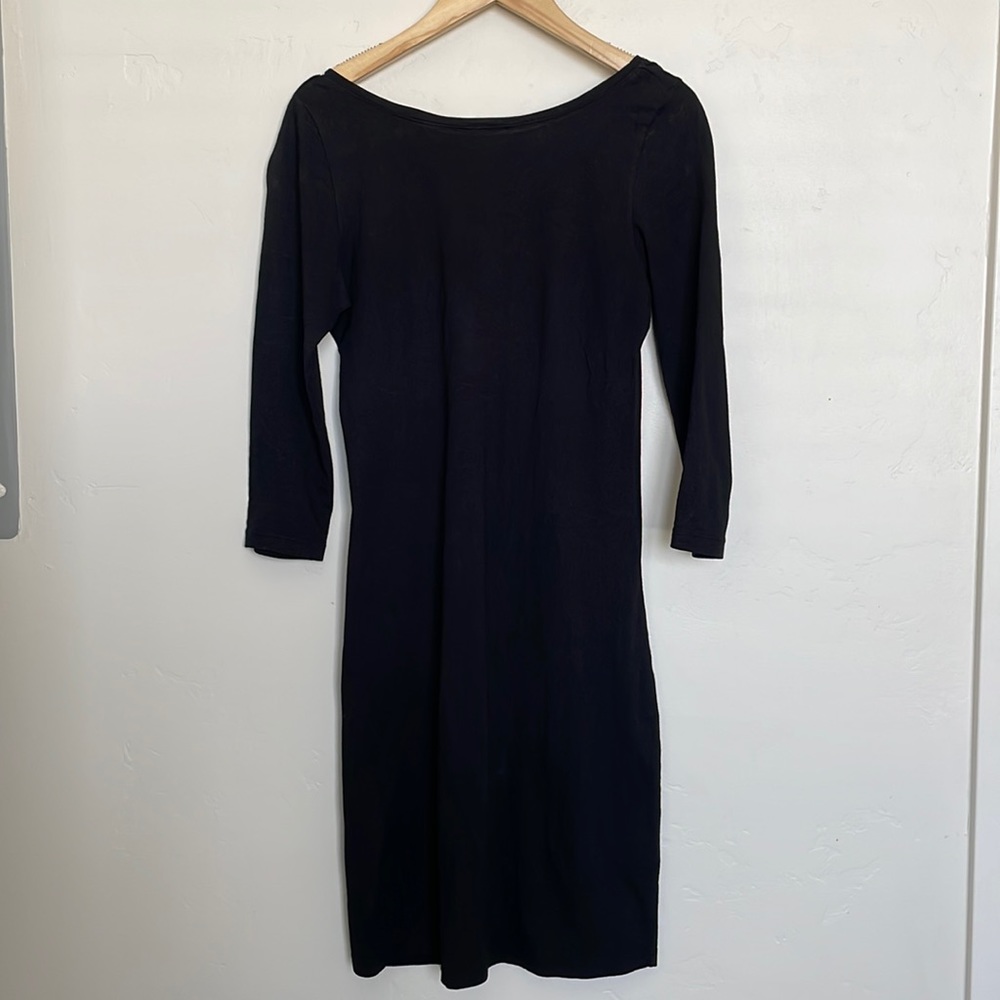 Black 3/4 sleeve BoBi dress